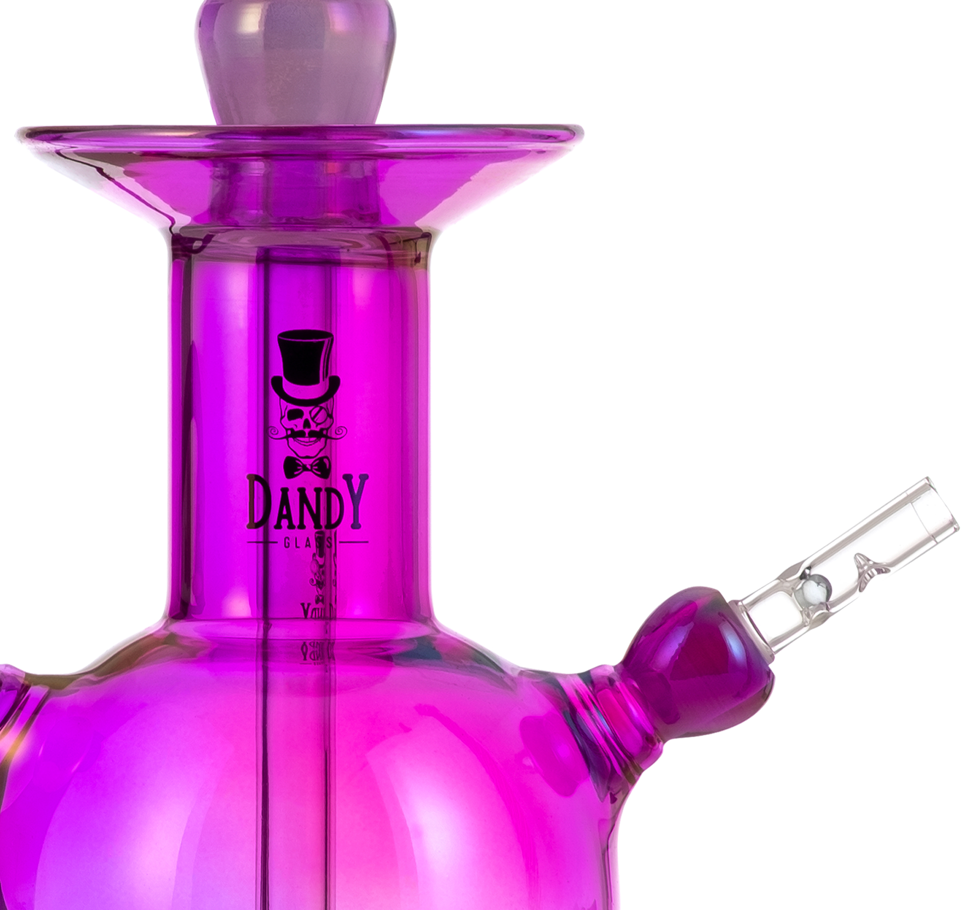 Chicha en verre Dandy Glass - Alambic purple