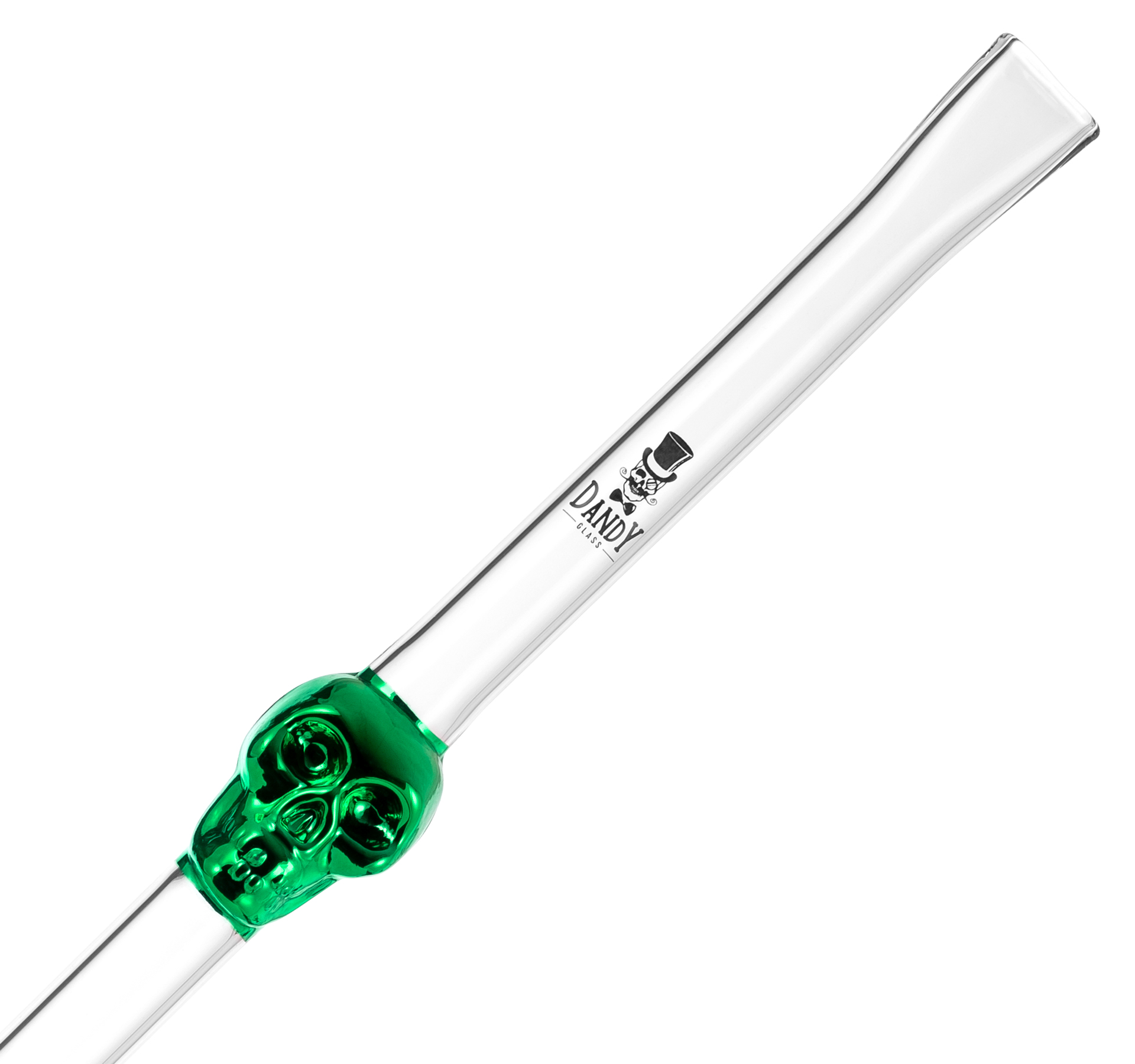 Zoom manche Hamlet clear green - Dandy Glass